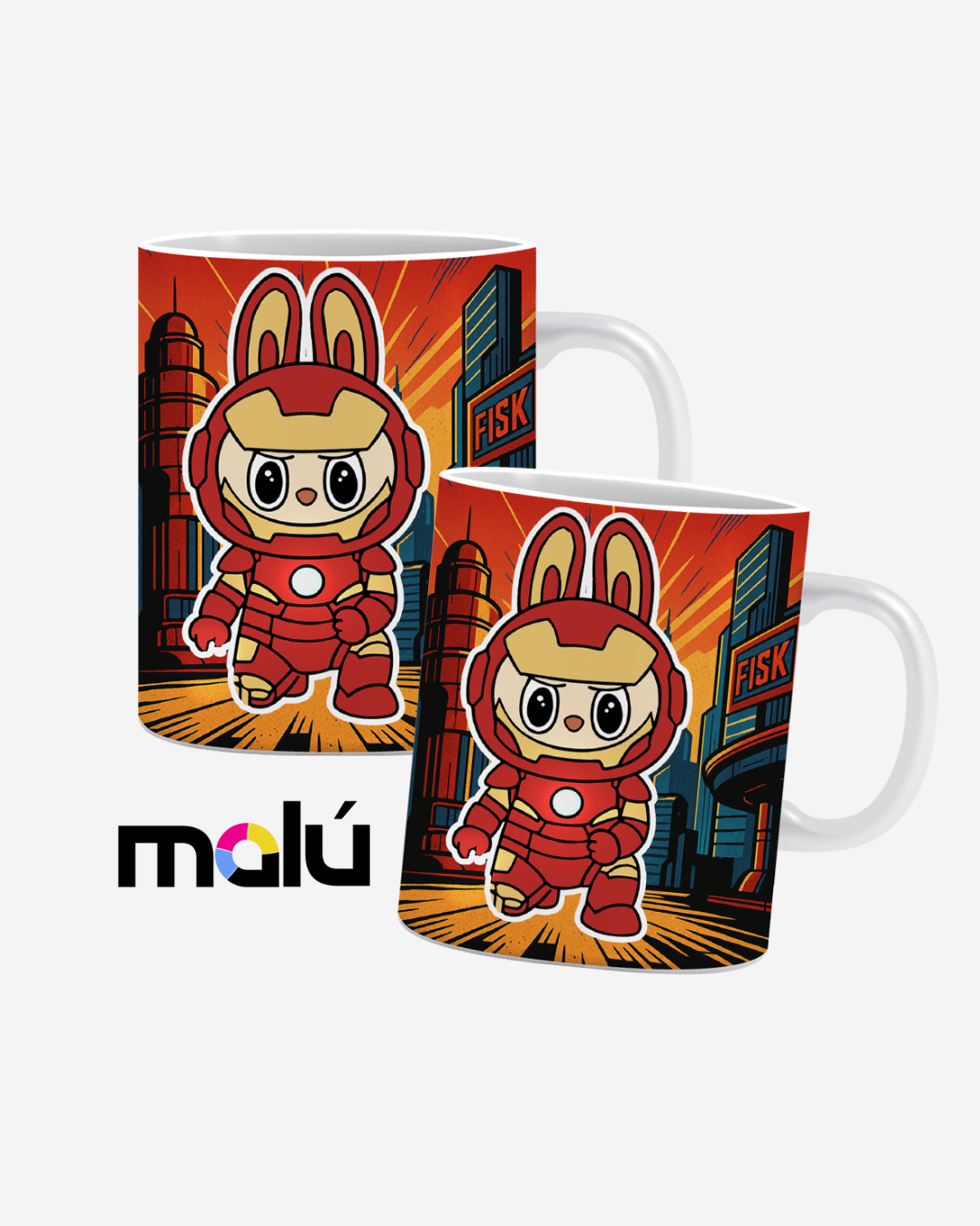 SuperHeroe 𝓛𝓪𝓫𝓾𝓫𝓾 - Edición Limitada  (Compra 1 y lleve otra taza gratis)