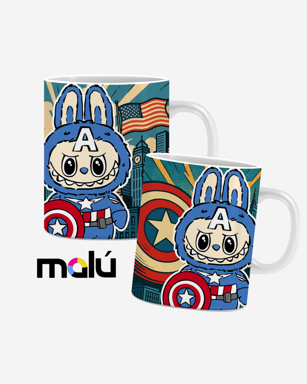 SuperHeroe 𝓛𝓪𝓫𝓾𝓫𝓾 - Edición Limitada  (Compra 1 y lleve otra taza gratis)