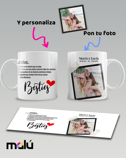 Taza Besties ♥ - Personalizable