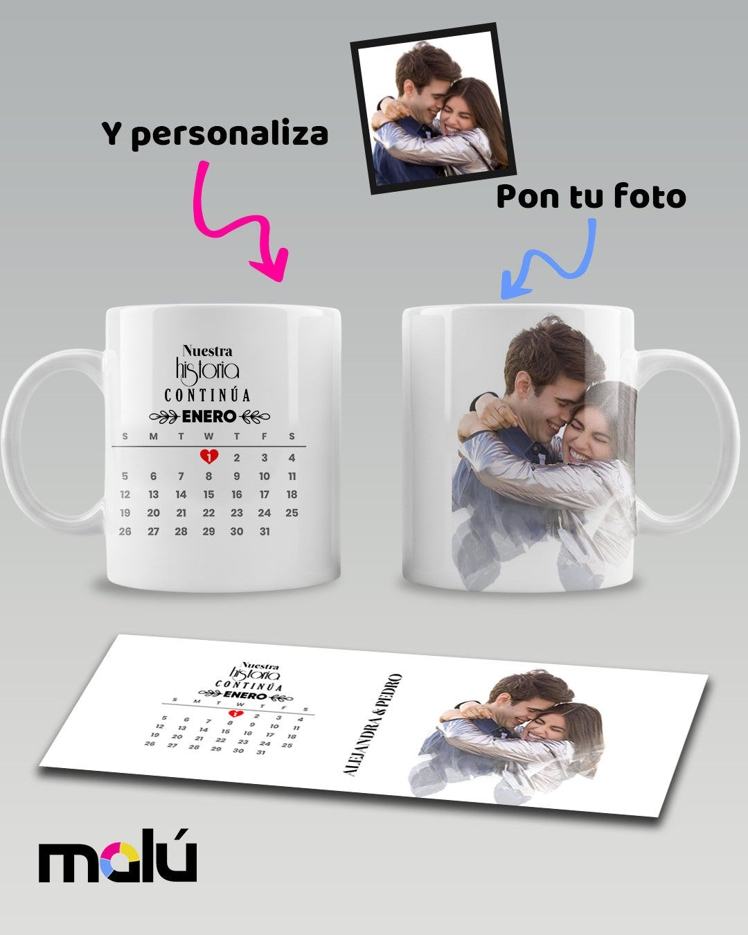Tazas personalizables - Amor (Parejas)