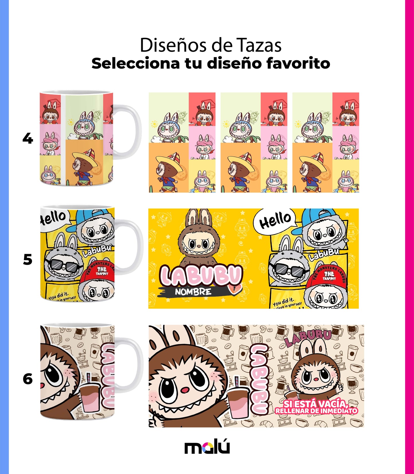 Taza Edición 𝓛𝓪𝓫𝓾𝓫𝓾 (Oferta 2X1)
