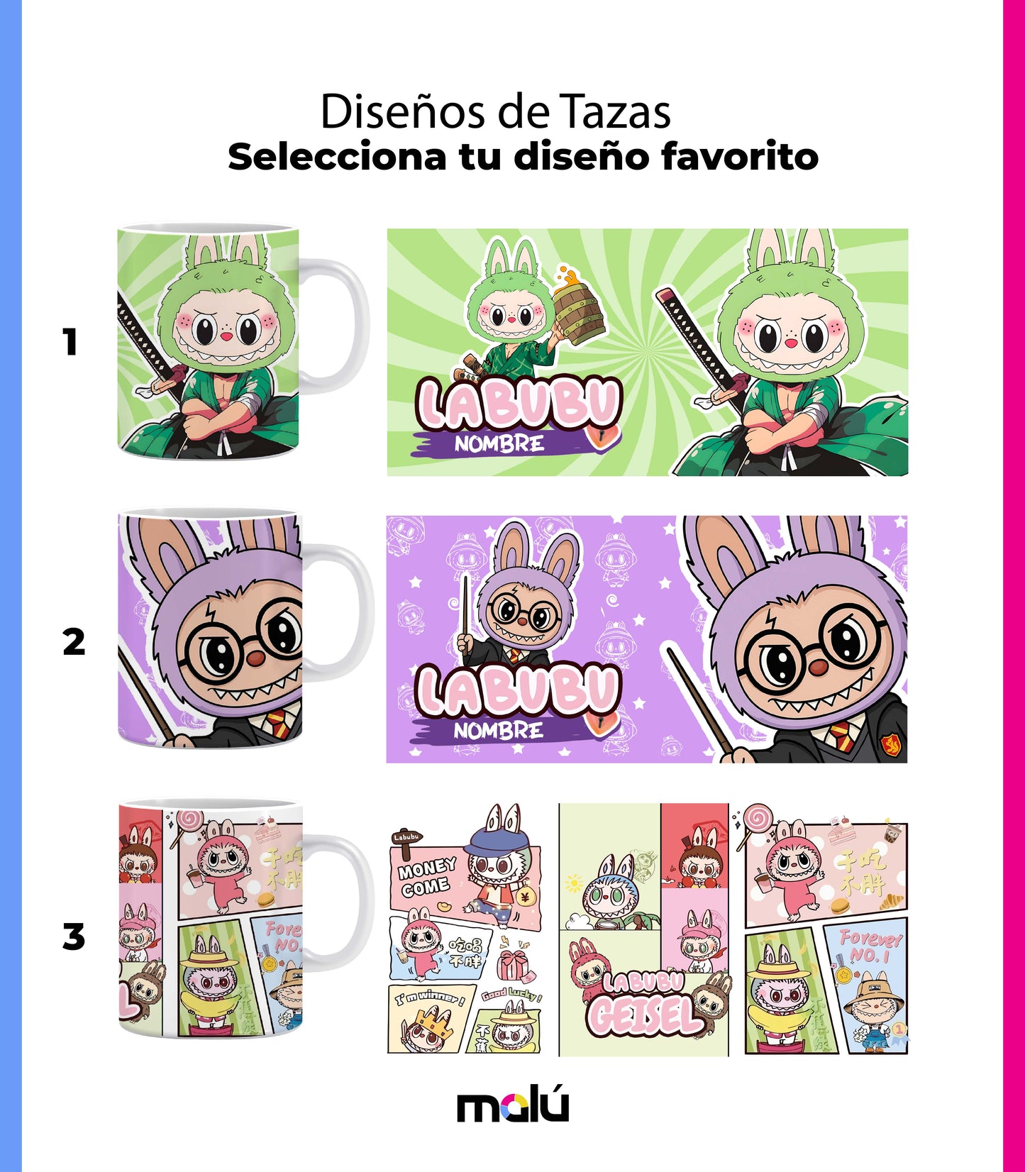 Taza Edición 𝓛𝓪𝓫𝓾𝓫𝓾 (Oferta 2X1)
